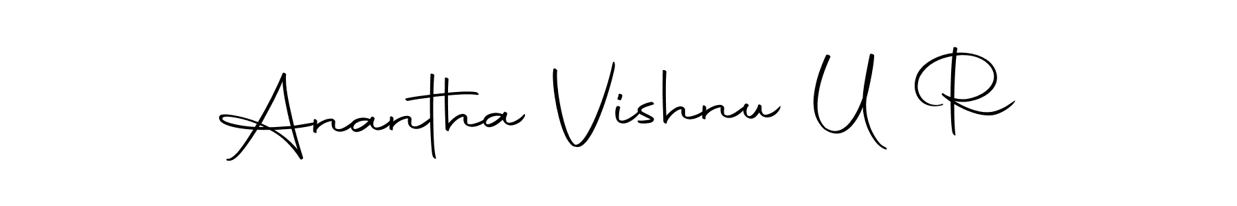 Here are the top 10 professional signature styles for the name Anantha Vishnu U R. These are the best autograph styles you can use for your name. Anantha Vishnu U R signature style 10 images and pictures png