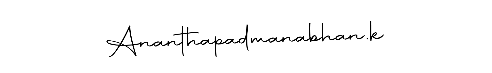 Make a beautiful signature design for name Ananthapadmanabhan.k. With this signature (Autography-DOLnW) style, you can create a handwritten signature for free. Ananthapadmanabhan.k signature style 10 images and pictures png