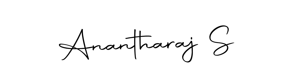 Make a beautiful signature design for name Anantharaj S. With this signature (Autography-DOLnW) style, you can create a handwritten signature for free. Anantharaj S signature style 10 images and pictures png