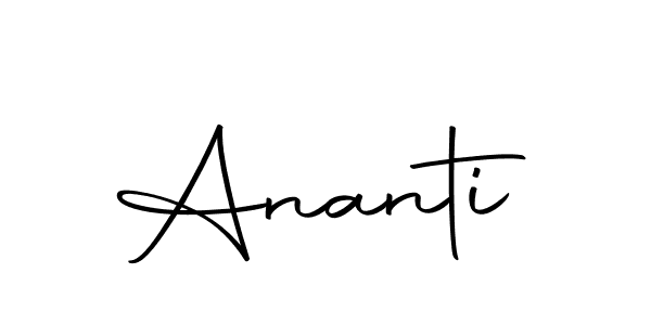 Make a beautiful signature design for name Ananti. Use this online signature maker to create a handwritten signature for free. Ananti signature style 10 images and pictures png