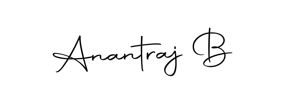 You can use this online signature creator to create a handwritten signature for the name Anantraj B. This is the best online autograph maker. Anantraj B signature style 10 images and pictures png