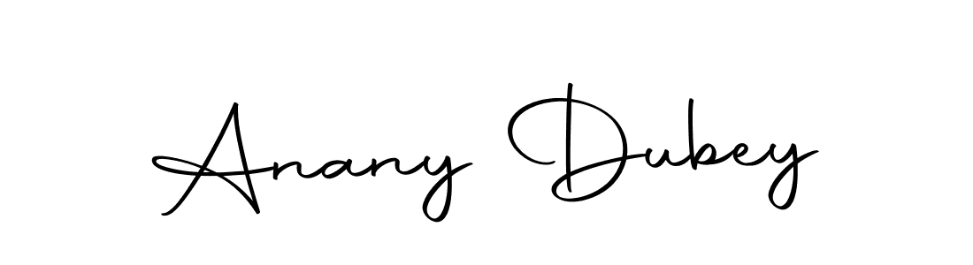 Make a short Anany Dubey signature style. Manage your documents anywhere anytime using Autography-DOLnW. Create and add eSignatures, submit forms, share and send files easily. Anany Dubey signature style 10 images and pictures png