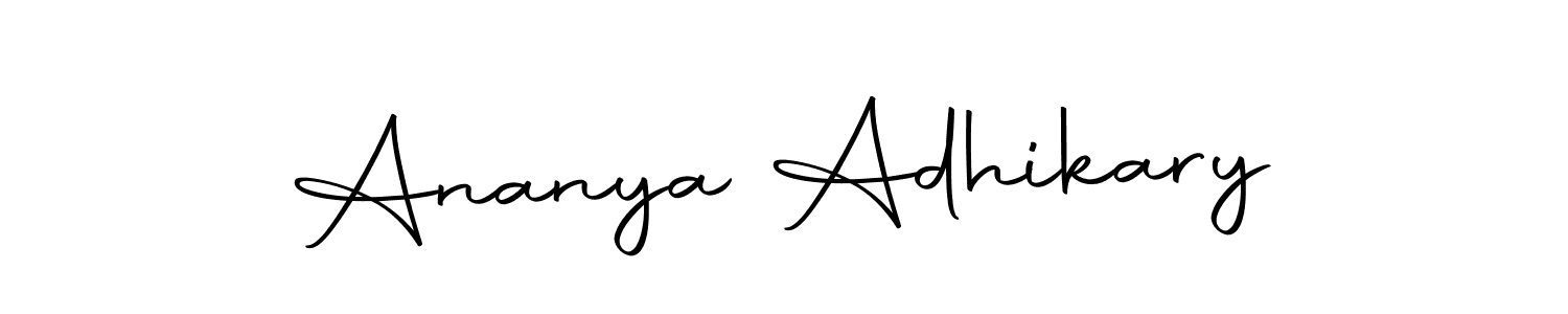 if you are searching for the best signature style for your name Ananya Adhikary. so please give up your signature search. here we have designed multiple signature styles  using Autography-DOLnW. Ananya Adhikary signature style 10 images and pictures png