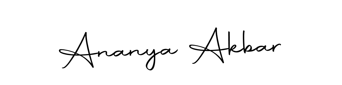 Also we have Ananya Akbar name is the best signature style. Create professional handwritten signature collection using Autography-DOLnW autograph style. Ananya Akbar signature style 10 images and pictures png