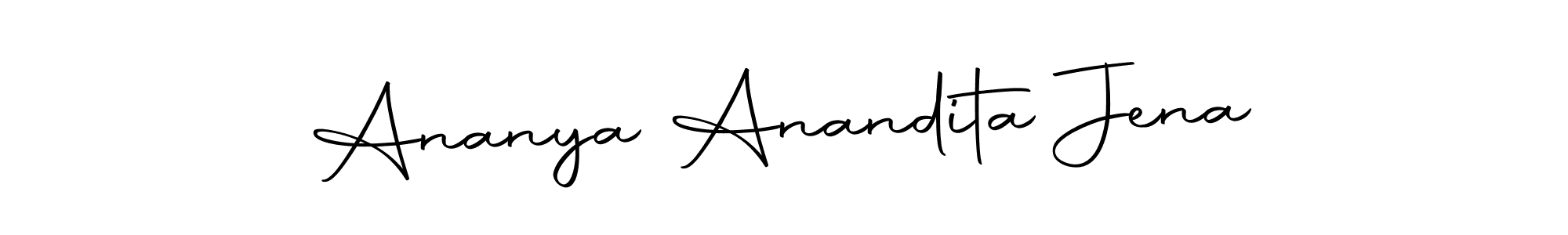 The best way (Autography-DOLnW) to make a short signature is to pick only two or three words in your name. The name Ananya Anandita Jena include a total of six letters. For converting this name. Ananya Anandita Jena signature style 10 images and pictures png