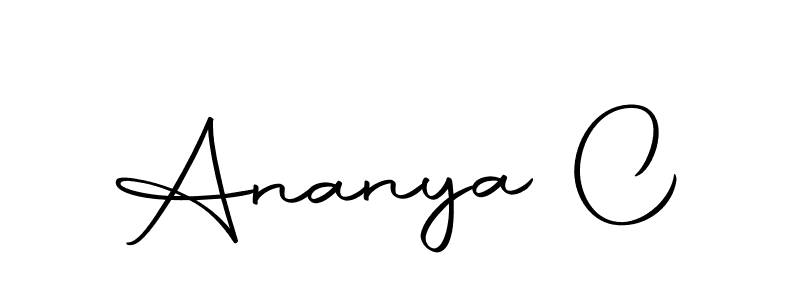 You should practise on your own different ways (Autography-DOLnW) to write your name (Ananya C) in signature. don't let someone else do it for you. Ananya C signature style 10 images and pictures png