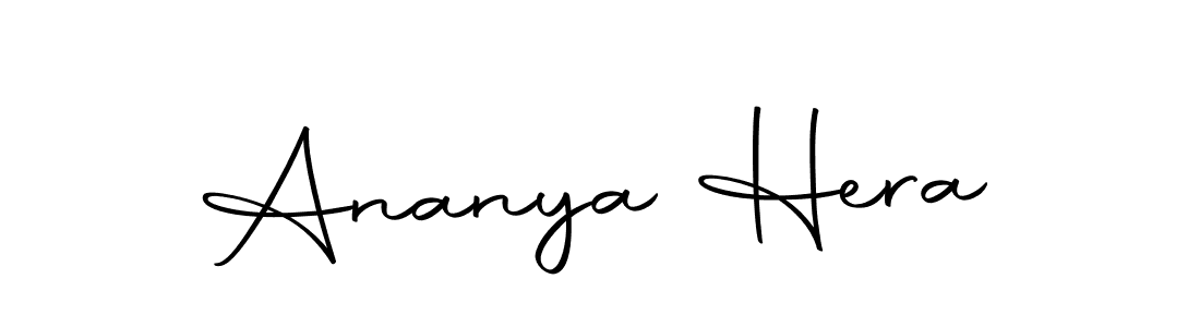 Make a beautiful signature design for name Ananya Hera. With this signature (Autography-DOLnW) style, you can create a handwritten signature for free. Ananya Hera signature style 10 images and pictures png