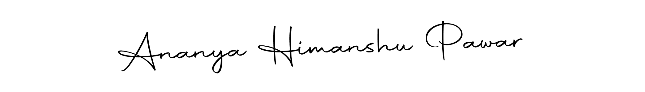 This is the best signature style for the Ananya Himanshu Pawar name. Also you like these signature font (Autography-DOLnW). Mix name signature. Ananya Himanshu Pawar signature style 10 images and pictures png