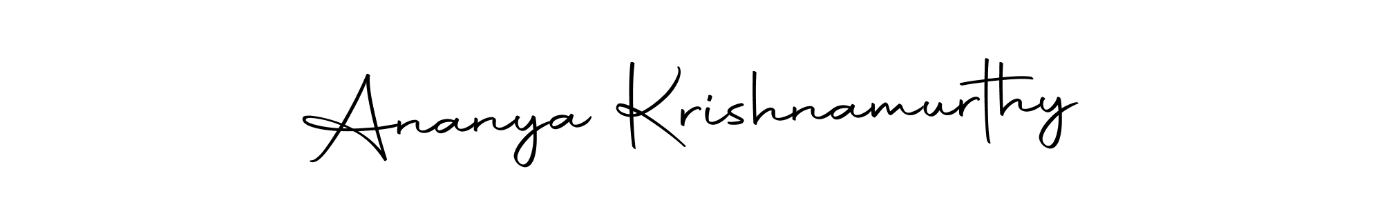 You should practise on your own different ways (Autography-DOLnW) to write your name (Ananya Krishnamurthy) in signature. don't let someone else do it for you. Ananya Krishnamurthy signature style 10 images and pictures png