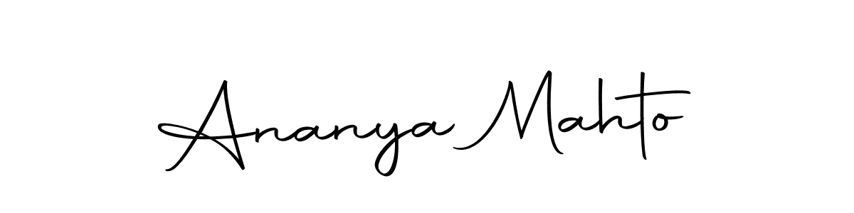 if you are searching for the best signature style for your name Ananya Mahto. so please give up your signature search. here we have designed multiple signature styles  using Autography-DOLnW. Ananya Mahto signature style 10 images and pictures png