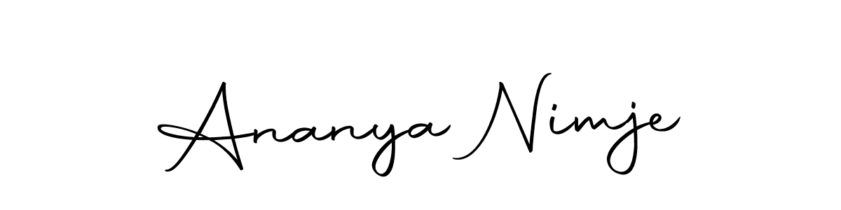 How to Draw Ananya Nimje signature style? Autography-DOLnW is a latest design signature styles for name Ananya Nimje. Ananya Nimje signature style 10 images and pictures png