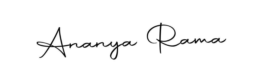 Ananya Rama stylish signature style. Best Handwritten Sign (Autography-DOLnW) for my name. Handwritten Signature Collection Ideas for my name Ananya Rama. Ananya Rama signature style 10 images and pictures png