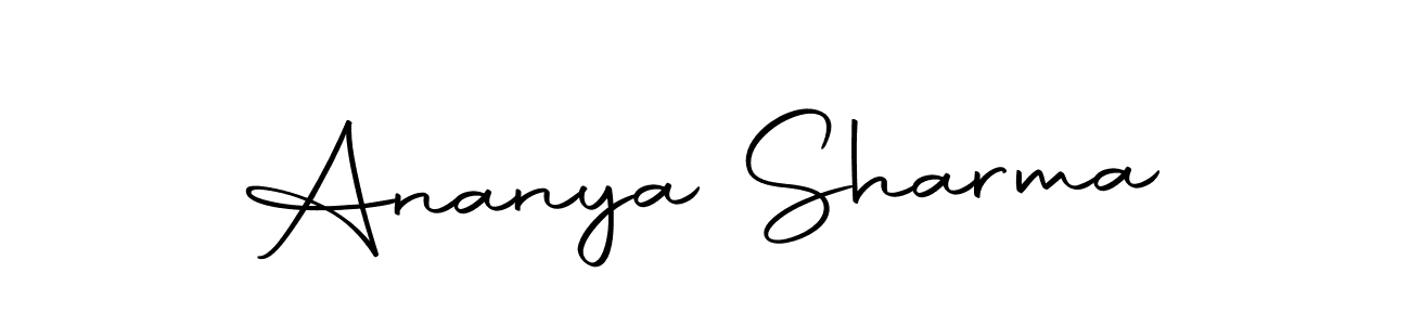 Here are the top 10 professional signature styles for the name Ananya Sharma. These are the best autograph styles you can use for your name. Ananya Sharma signature style 10 images and pictures png