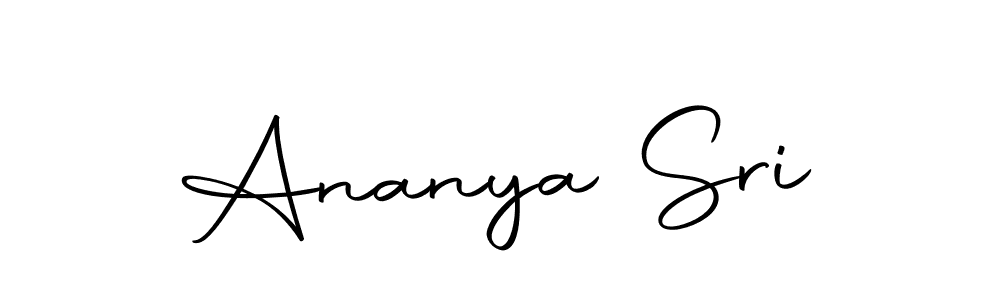 Design your own signature with our free online signature maker. With this signature software, you can create a handwritten (Autography-DOLnW) signature for name Ananya Sri. Ananya Sri signature style 10 images and pictures png