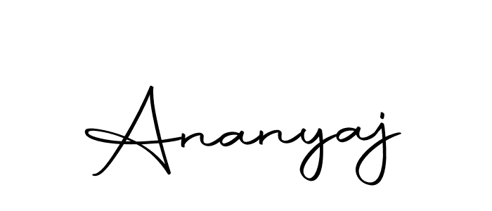 Ananyaj stylish signature style. Best Handwritten Sign (Autography-DOLnW) for my name. Handwritten Signature Collection Ideas for my name Ananyaj. Ananyaj signature style 10 images and pictures png