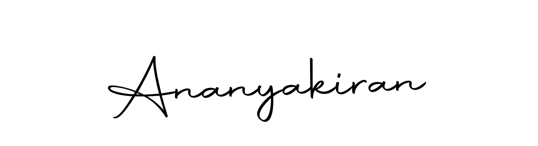 Make a beautiful signature design for name Ananyakiran. Use this online signature maker to create a handwritten signature for free. Ananyakiran signature style 10 images and pictures png