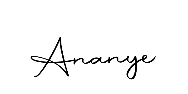 Design your own signature with our free online signature maker. With this signature software, you can create a handwritten (Autography-DOLnW) signature for name Ananye. Ananye signature style 10 images and pictures png