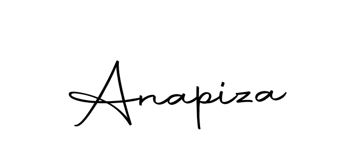 How to make Anapiza name signature. Use Autography-DOLnW style for creating short signs online. This is the latest handwritten sign. Anapiza signature style 10 images and pictures png