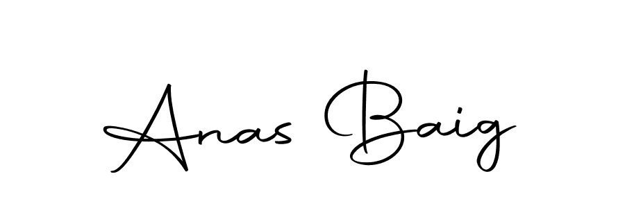 Make a beautiful signature design for name Anas Baig. With this signature (Autography-DOLnW) style, you can create a handwritten signature for free. Anas Baig signature style 10 images and pictures png