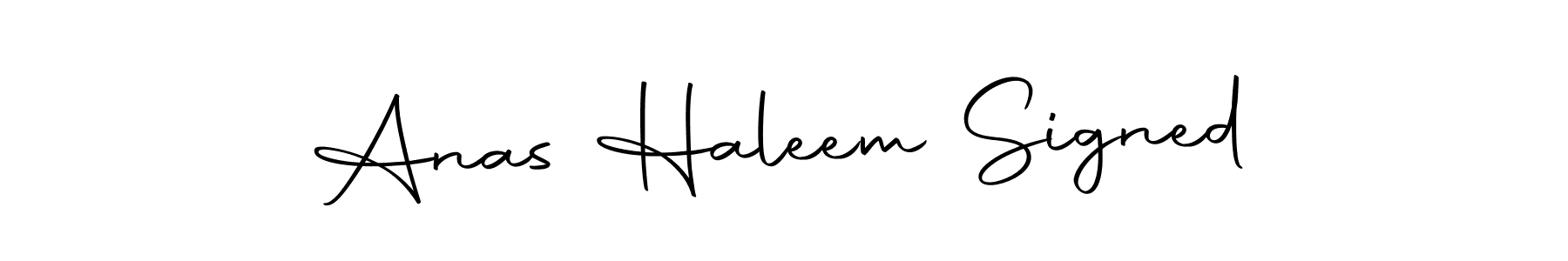 How to make Anas Haleem Signed signature? Autography-DOLnW is a professional autograph style. Create handwritten signature for Anas Haleem Signed name. Anas Haleem Signed signature style 10 images and pictures png
