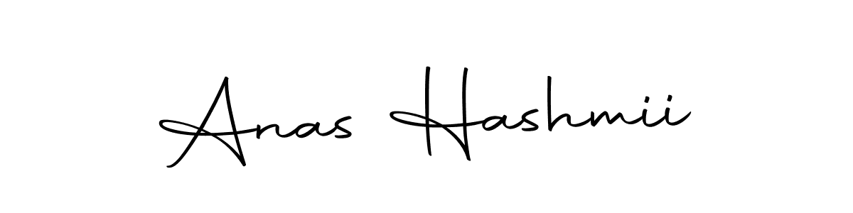 How to make Anas Hashmii name signature. Use Autography-DOLnW style for creating short signs online. This is the latest handwritten sign. Anas Hashmii signature style 10 images and pictures png