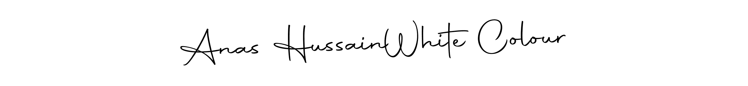 How to make Anas Hussain  White Colour signature? Autography-DOLnW is a professional autograph style. Create handwritten signature for Anas Hussain  White Colour name. Anas Hussain  White Colour signature style 10 images and pictures png