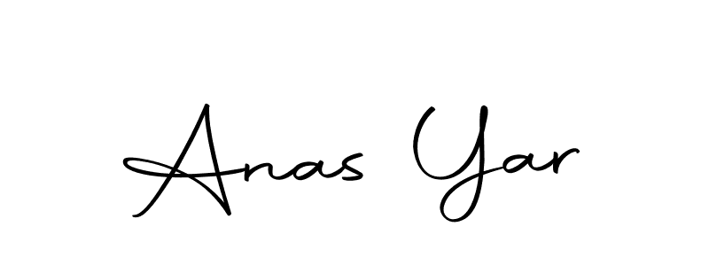 How to make Anas Yar name signature. Use Autography-DOLnW style for creating short signs online. This is the latest handwritten sign. Anas Yar signature style 10 images and pictures png