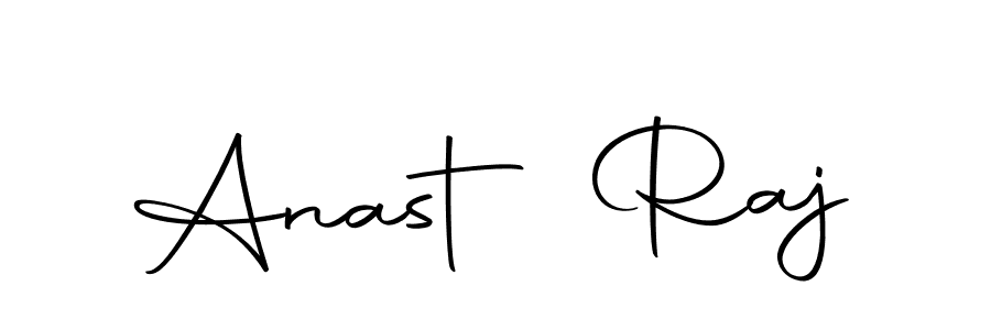 You should practise on your own different ways (Autography-DOLnW) to write your name (Anast Raj) in signature. don't let someone else do it for you. Anast Raj signature style 10 images and pictures png