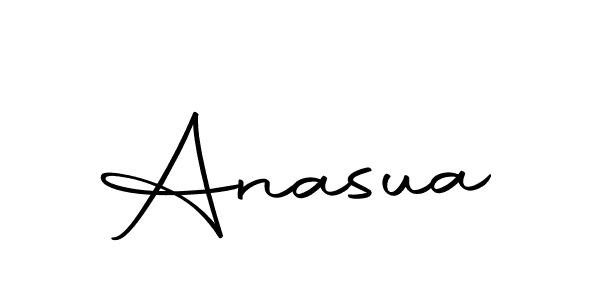 You should practise on your own different ways (Autography-DOLnW) to write your name (Anasua) in signature. don't let someone else do it for you. Anasua signature style 10 images and pictures png