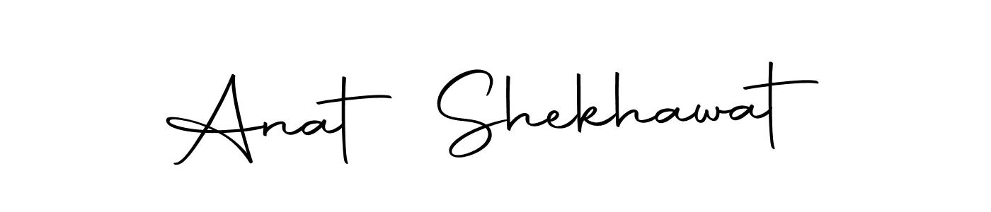 Anat Shekhawat stylish signature style. Best Handwritten Sign (Autography-DOLnW) for my name. Handwritten Signature Collection Ideas for my name Anat Shekhawat. Anat Shekhawat signature style 10 images and pictures png