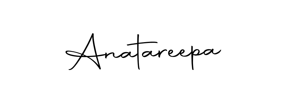 Design your own signature with our free online signature maker. With this signature software, you can create a handwritten (Autography-DOLnW) signature for name Anatareepa. Anatareepa signature style 10 images and pictures png