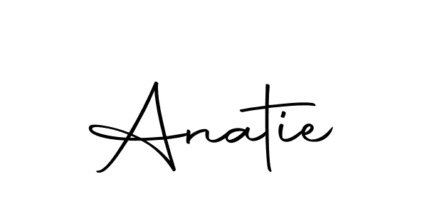 How to make Anatie name signature. Use Autography-DOLnW style for creating short signs online. This is the latest handwritten sign. Anatie signature style 10 images and pictures png