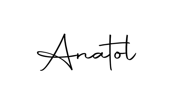 Use a signature maker to create a handwritten signature online. With this signature software, you can design (Autography-DOLnW) your own signature for name Anatol. Anatol signature style 10 images and pictures png