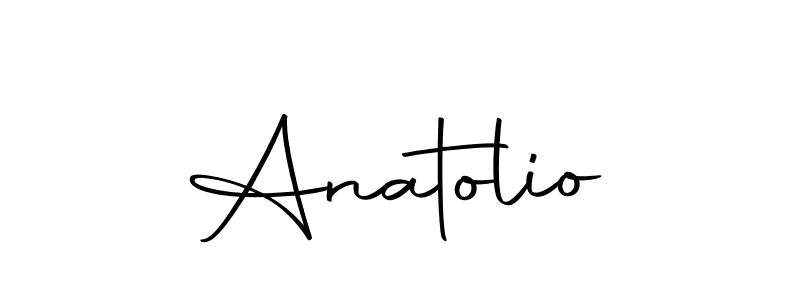 How to make Anatolio signature? Autography-DOLnW is a professional autograph style. Create handwritten signature for Anatolio name. Anatolio signature style 10 images and pictures png