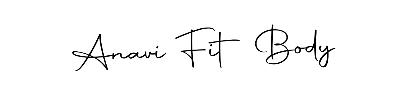 Make a beautiful signature design for name Anavi Fit Body. With this signature (Autography-DOLnW) style, you can create a handwritten signature for free. Anavi Fit Body signature style 10 images and pictures png