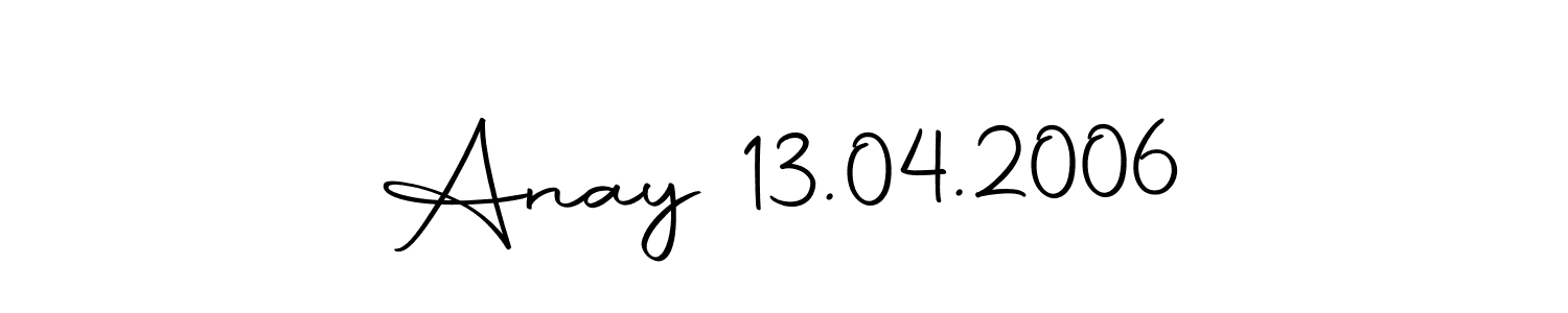 The best way (Autography-DOLnW) to make a short signature is to pick only two or three words in your name. The name Anay 13.04.2006 include a total of six letters. For converting this name. Anay 13.04.2006 signature style 10 images and pictures png