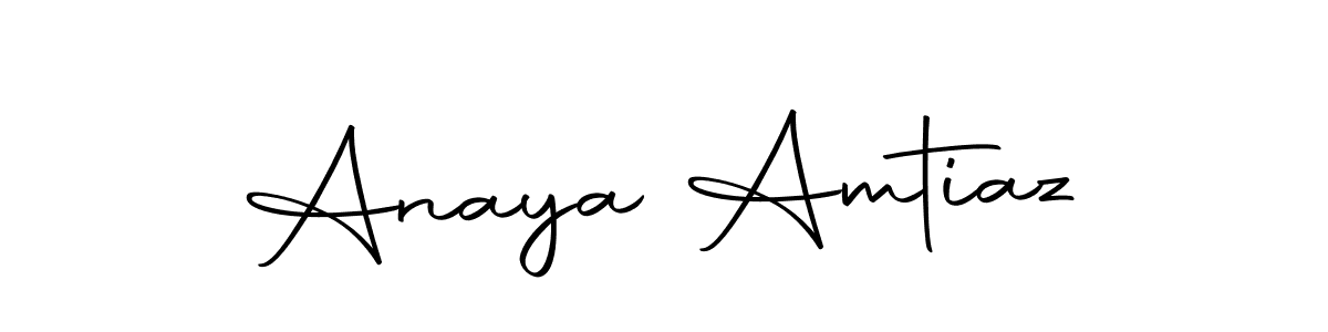 Use a signature maker to create a handwritten signature online. With this signature software, you can design (Autography-DOLnW) your own signature for name Anaya Amtiaz. Anaya Amtiaz signature style 10 images and pictures png