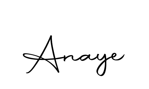 Design your own signature with our free online signature maker. With this signature software, you can create a handwritten (Autography-DOLnW) signature for name Anaye. Anaye signature style 10 images and pictures png