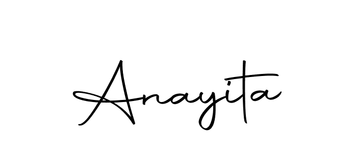 The best way (Autography-DOLnW) to make a short signature is to pick only two or three words in your name. The name Anayita include a total of six letters. For converting this name. Anayita signature style 10 images and pictures png