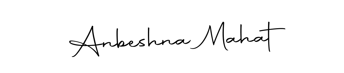 Make a short Anbeshna Mahat signature style. Manage your documents anywhere anytime using Autography-DOLnW. Create and add eSignatures, submit forms, share and send files easily. Anbeshna Mahat signature style 10 images and pictures png