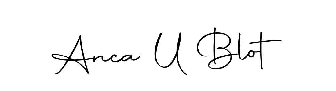 It looks lik you need a new signature style for name Anca U Blot. Design unique handwritten (Autography-DOLnW) signature with our free signature maker in just a few clicks. Anca U Blot signature style 10 images and pictures png