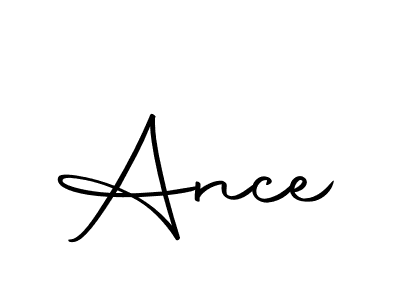 The best way (Autography-DOLnW) to make a short signature is to pick only two or three words in your name. The name Ance include a total of six letters. For converting this name. Ance signature style 10 images and pictures png