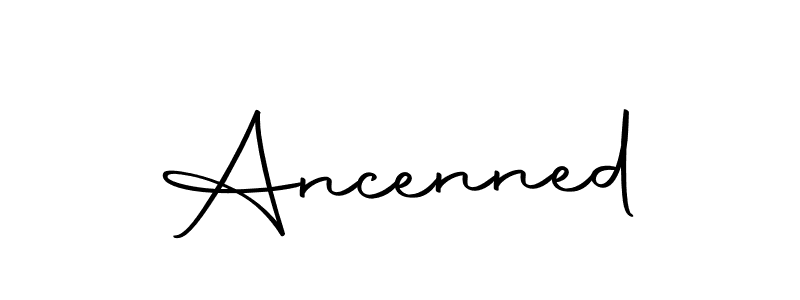 You should practise on your own different ways (Autography-DOLnW) to write your name (Ancenned) in signature. don't let someone else do it for you. Ancenned signature style 10 images and pictures png