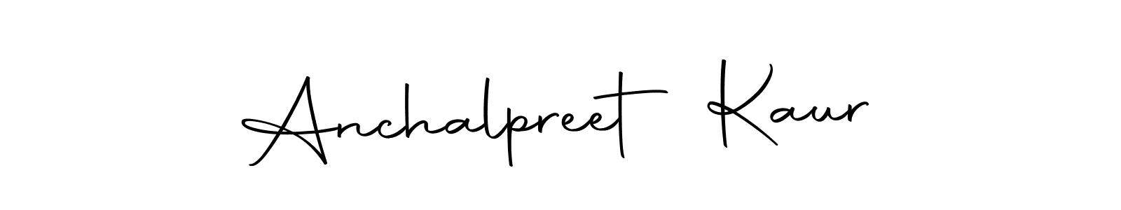 How to make Anchalpreet Kaur signature? Autography-DOLnW is a professional autograph style. Create handwritten signature for Anchalpreet Kaur name. Anchalpreet Kaur signature style 10 images and pictures png