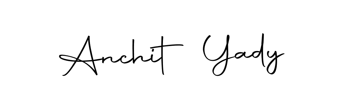 You should practise on your own different ways (Autography-DOLnW) to write your name (Anchit Yady) in signature. don't let someone else do it for you. Anchit Yady signature style 10 images and pictures png