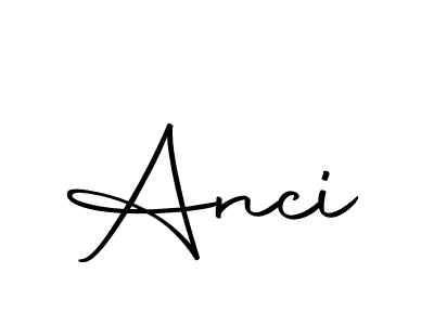 How to make Anci signature? Autography-DOLnW is a professional autograph style. Create handwritten signature for Anci name. Anci signature style 10 images and pictures png