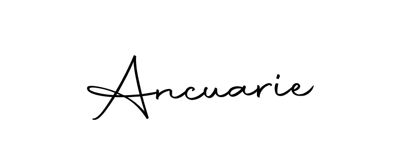 Make a beautiful signature design for name Ancuarie. Use this online signature maker to create a handwritten signature for free. Ancuarie signature style 10 images and pictures png