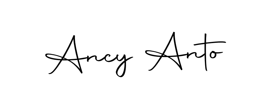 Also You can easily find your signature by using the search form. We will create Ancy Anto name handwritten signature images for you free of cost using Autography-DOLnW sign style. Ancy Anto signature style 10 images and pictures png