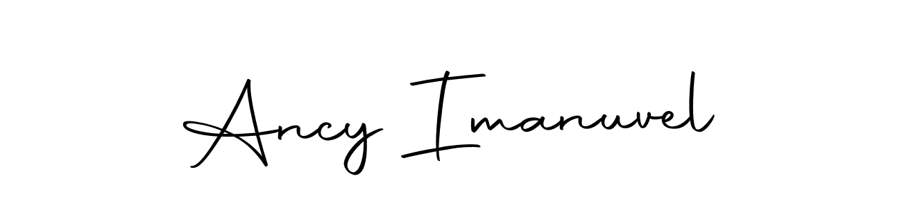 Ancy Imanuvel stylish signature style. Best Handwritten Sign (Autography-DOLnW) for my name. Handwritten Signature Collection Ideas for my name Ancy Imanuvel. Ancy Imanuvel signature style 10 images and pictures png