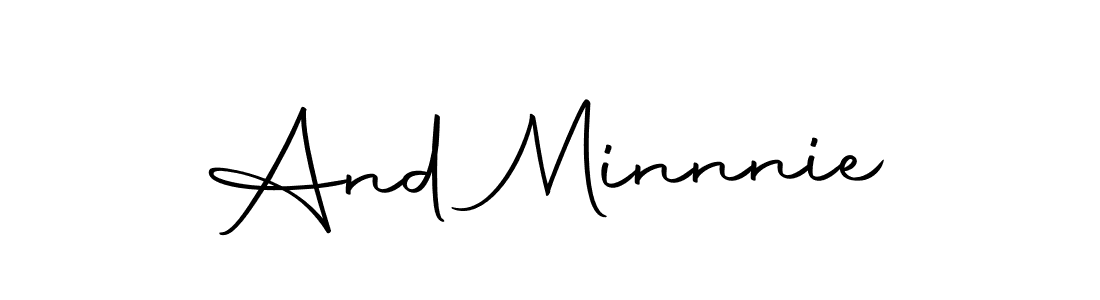 Once you've used our free online signature maker to create your best signature Autography-DOLnW style, it's time to enjoy all of the benefits that And Minnnie name signing documents. And Minnnie signature style 10 images and pictures png